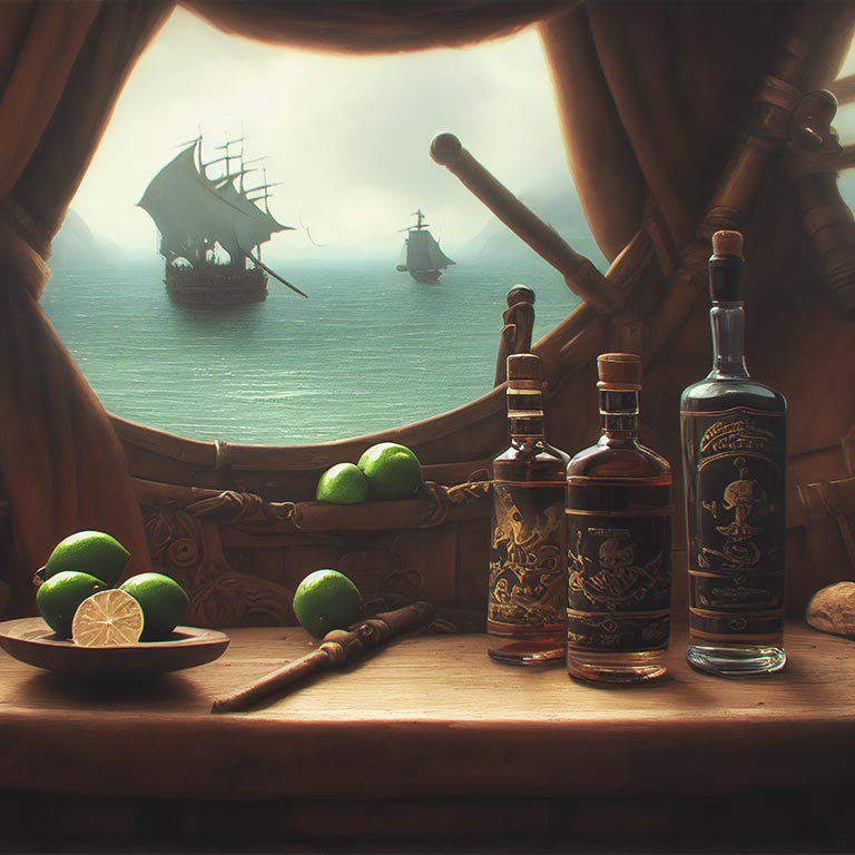 Rum und Limetten gegen Skorbut