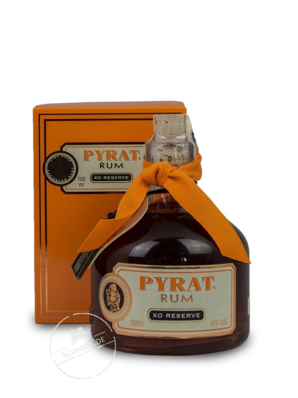Produktabbildung Pyrat Rum X.O Reserve 40 % 0,7L Box mit Flasche