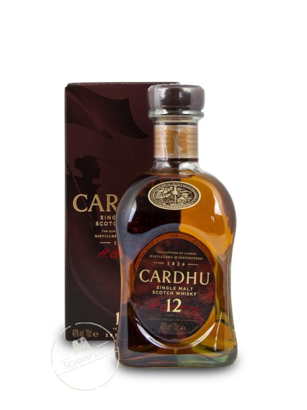 Produktabbildung Cardhu Whisky 12 Y 40 % 0,7L Box und Flasche