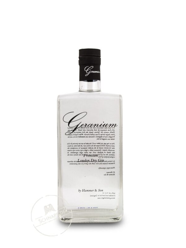 Produktabbildung Geranium Premium London Dry Gin 44% 0,7L Flasche